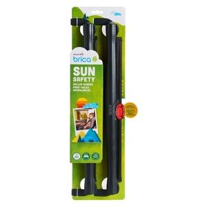 Munchkin Brica sun safety car window roller shade with heat alert –2 pack